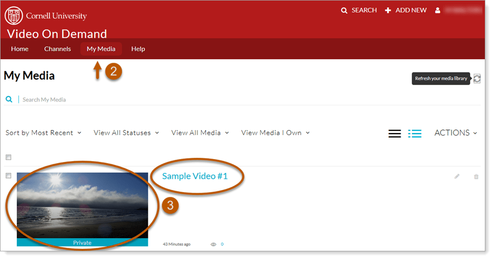 Add Automatic Captions in Video on Demand ITCornell